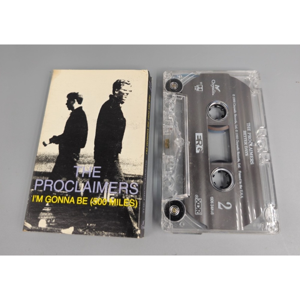 The Proclaimers - I'm Gonna Be (500 Miles) (Cassette, 1988, Chrysalis)